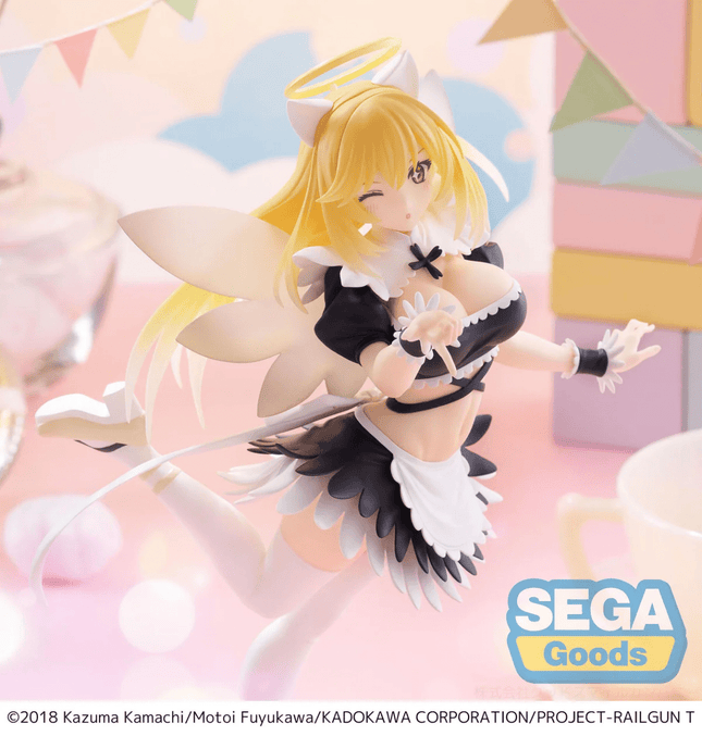 A Certain Scientific Railgun T - Misaki Shokuhou - Fallen Angel Maid Luminasta Figure (SEGA) - OrbiTopia