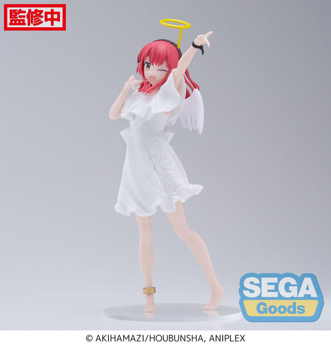 Ikuyo Kita Luminasta figure, angled front view of her winking face and raised arm