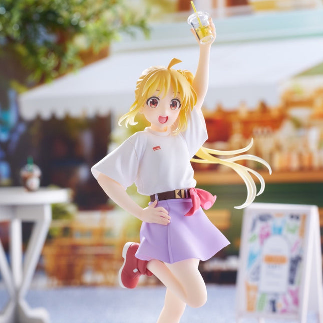 Nijika Ijichi Coreful Shifuku ver. figure by Taito, front with cafe background