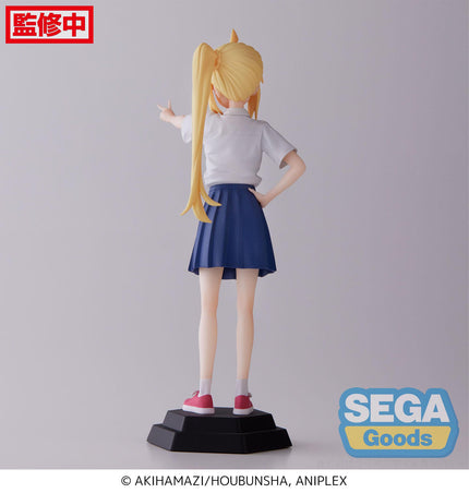 Nijika Ijichi Desktop x Decorate Collections figure, rear view showing blonde side ponytail