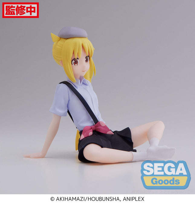 Nijika Ijichi PM Perching figure, alternate angle with pale blue shirt and black skirt