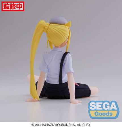 Nijika Ijichi PM Perching figure, rear view with long blonde ponytail