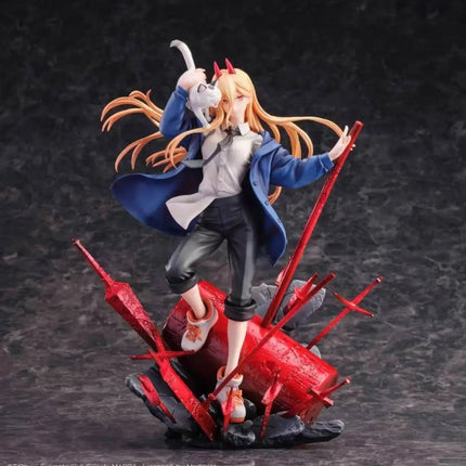 Chainsaw Man Power & Meowy 1/7 Scale Anime Figure – S - Fire (SEGA) | Dynamic Anime Collectible - OrbiTopia