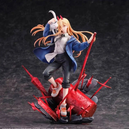 Chainsaw Man Power & Meowy 1/7 Scale Anime Figure – S - Fire (SEGA) | Dynamic Anime Collectible - OrbiTopia