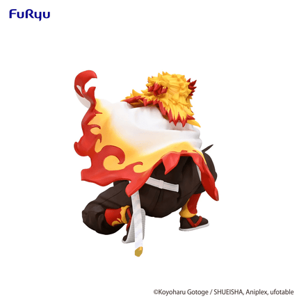 Demon Slayer – Kyojuro Rengoku – Battle Pose Noodle Stopper Figure - OrbiTopia
