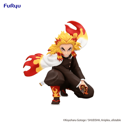 Demon Slayer – Kyojuro Rengoku – Battle Pose Noodle Stopper Figure - OrbiTopia