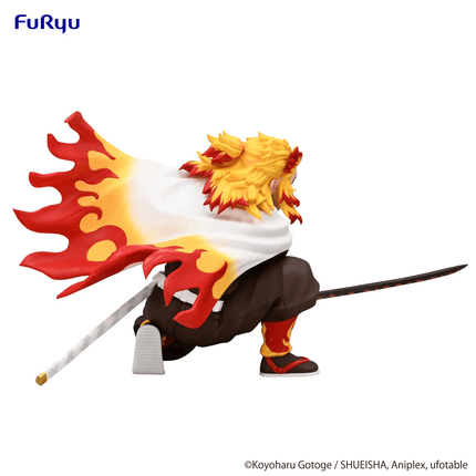 Demon Slayer – Kyojuro Rengoku – Battle Pose Noodle Stopper Figure - OrbiTopia