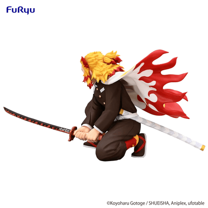 Demon Slayer – Kyojuro Rengoku – Battle Pose Noodle Stopper Figure - OrbiTopia