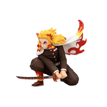 Demon Slayer – Kyojuro Rengoku – Battle Pose Noodle Stopper Figure - OrbiTopia