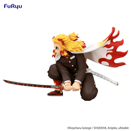 Demon Slayer – Kyojuro Rengoku – Battle Pose Noodle Stopper Figure - OrbiTopia