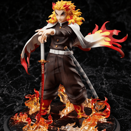 Demon Slayer – Kyojuro Rengoku Mugen Train 1/8 Statue - OrbiTopia