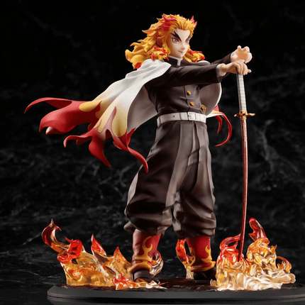 Demon Slayer – Kyojuro Rengoku Mugen Train 1/8 Statue - OrbiTopia