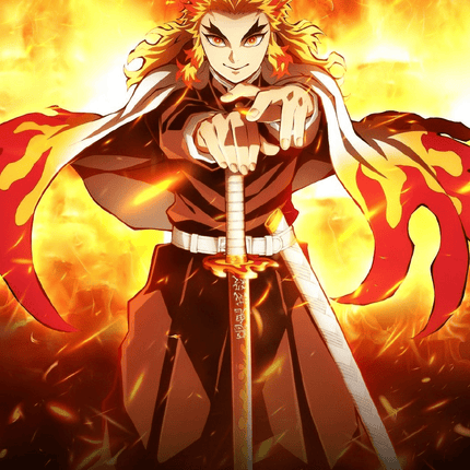 Demon Slayer – Kyojuro Rengoku Mugen Train 1/8 Statue - OrbiTopia