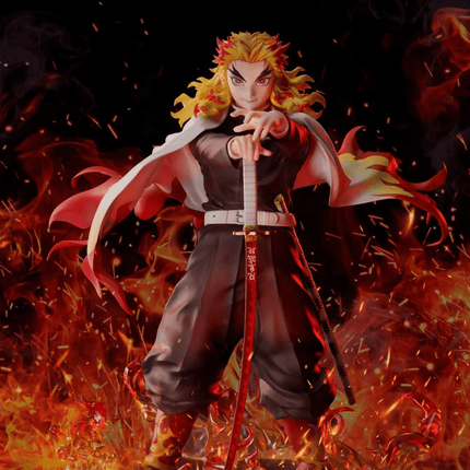 Demon Slayer – Kyojuro Rengoku Mugen Train 1/8 Statue - OrbiTopia