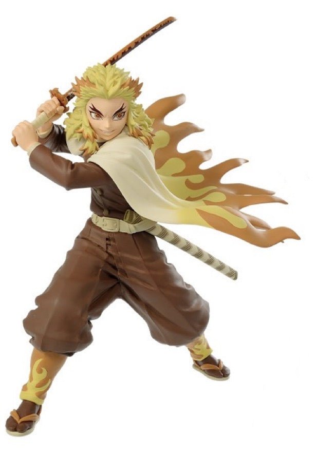 Demon Slayer – Kyojuro Rengoku (Sepia Ver.) – Vibration Stars Statue - OrbiTopia