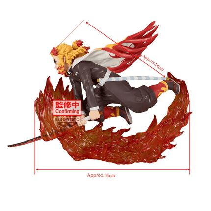 Demon Slayer – Kyojuro Rengoku – Vibration Stars Flame Figure - OrbiTopia