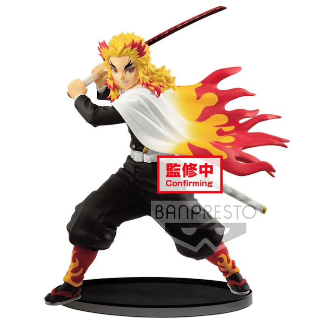 Demon Slayer – Kyojuro Rengoku – Vibration Stars Statue - OrbiTopia