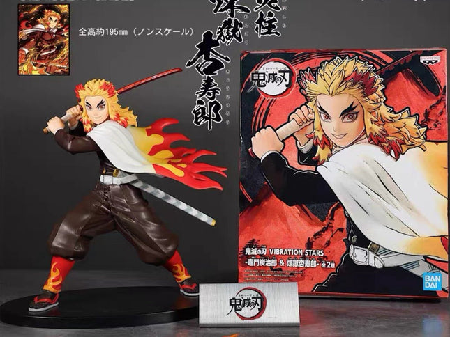 Demon Slayer – Kyojuro Rengoku – Vibration Stars Statue - OrbiTopia