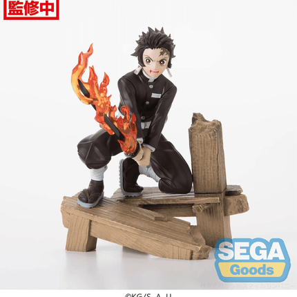 Demon Slayer – Tanjiro Kamado – Xross Link Flame Statue - OrbiTopia