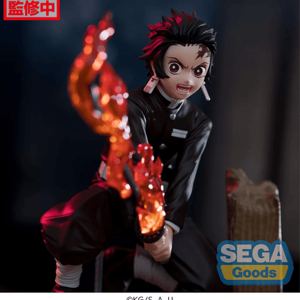 Demon Slayer – Tanjiro Kamado – Xross Link Flame Statue - OrbiTopia