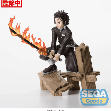 Demon Slayer – Tanjiro Kamado – Xross Link Flame Statue - OrbiTopia