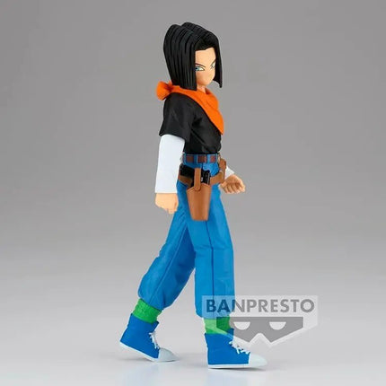 Dragon Ball Z Android 17 Anime Figure – Solid Edge Works | 17cm Banpresto Collectible - OrbiTopia
