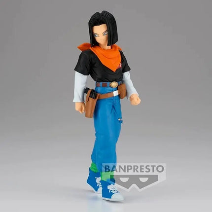 Dragon Ball Z Android 17 Anime Figure – Solid Edge Works | 17cm Banpresto Collectible - OrbiTopia