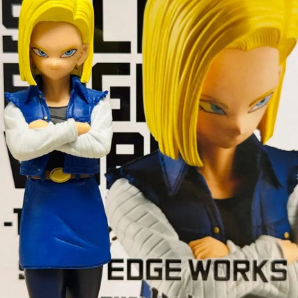 Dragon Ball Z Android 18 Anime Figure – Solid Edge Works | Banpresto Premium Collectible - OrbiTopia