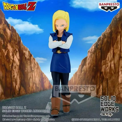 Dragon Ball Z Android 18 Anime Figure – Solid Edge Works | Banpresto Premium Collectible - OrbiTopia