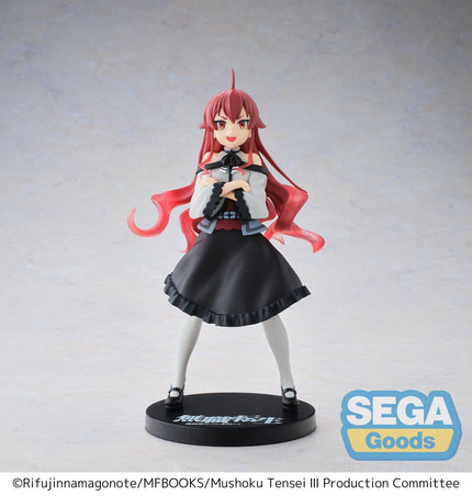 Eris Boreas Greyrat High Premium figure by SEGA, 2026 clear-hair edition with display base