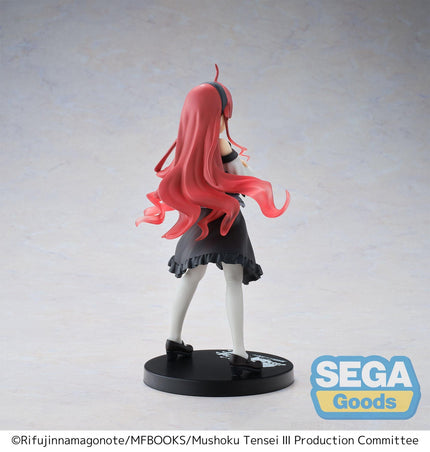 Eris Boreas Greyrat HPM figure, rear view of translucent pink hair tips