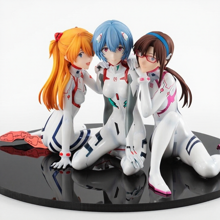 Shin Evangelion Gekijouban:|| - Ayanami Rei - Makinami Mari Illustrious - Souryuu Asuka Langley - KDcolle - Newtype Cover ver. (Good Smile Company, Kadokawa, Our Treasure) - image 1