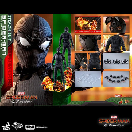Hot Toys - Spider-Man - Spider-Man: Far From Home - 1:6 Scale - Stealth Suit (Deluxe Version) - ORBITOPIA FIGURES LTD
