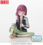 Kikuri Hiroi PM Perching figure by SEGA, seated with drink carton and pale green dress