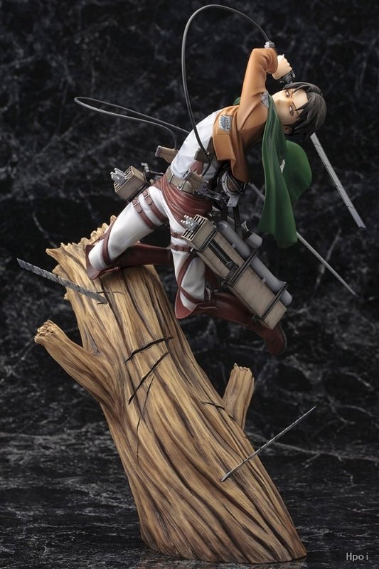 Levi Ackerman Attack on Titan Figure – Survey Corps Strike - OrbiTopia
