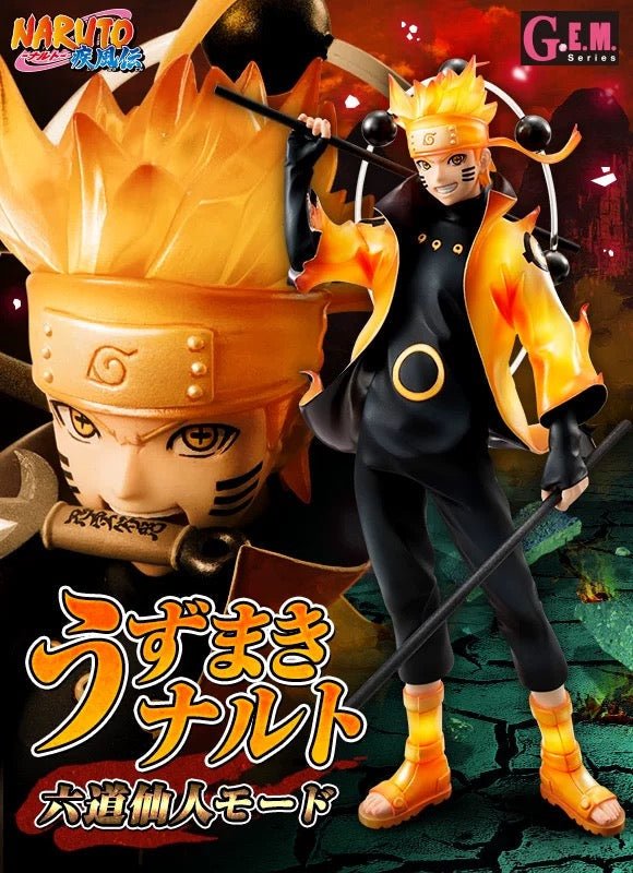 Naruto Uzumaki Figure – Six Paths Sage Mode (15th Anniversary G.E.M. Series) - OrbiTopia