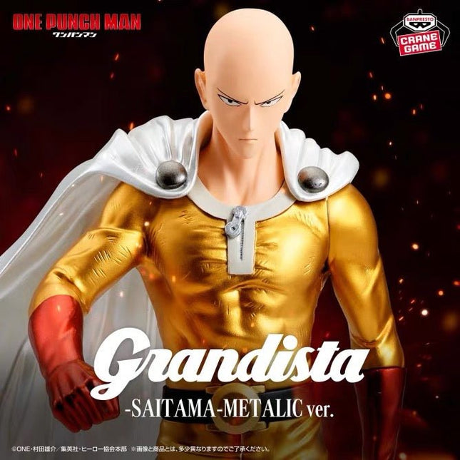 One Punch Man - Saitama - Grandista Metallic Figure (Banpresto) - ORBITOPIA FIGURES LTD