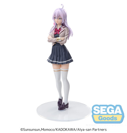 Alya Sometimes Hides Her Feelings in Russian - Alisa Mikhailovna Kujou - School Uniform Luminasta Figure (SEGA) — product image 2