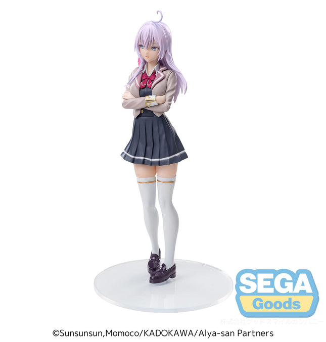 Alya Sometimes Hides Her Feelings in Russian - Alisa Mikhailovna Kujou - School Uniform Luminasta Figure (SEGA) — product image 2