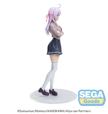 Alya Sometimes Hides Her Feelings in Russian - Alisa Mikhailovna Kujou - School Uniform Luminasta Figure (SEGA) — product image 4