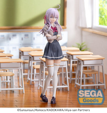 Alya Sometimes Hides Her Feelings in Russian - Alisa Mikhailovna Kujou - School Uniform Luminasta Figure (SEGA) — product image 5