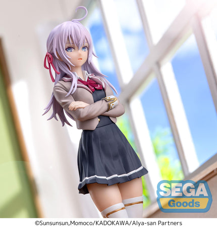 Alya Sometimes Hides Her Feelings in Russian - Alisa Mikhailovna Kujou - School Uniform Luminasta Figure (SEGA) — product image 7