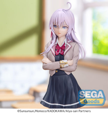 Alya Sometimes Hides Her Feelings in Russian - Alisa Mikhailovna Kujou - School Uniform Luminasta Figure (SEGA) — product image 8