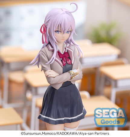 Alya Sometimes Hides Her Feelings in Russian - Alisa Mikhailovna Kujou - School Uniform Luminasta Figure (SEGA) — product image 9