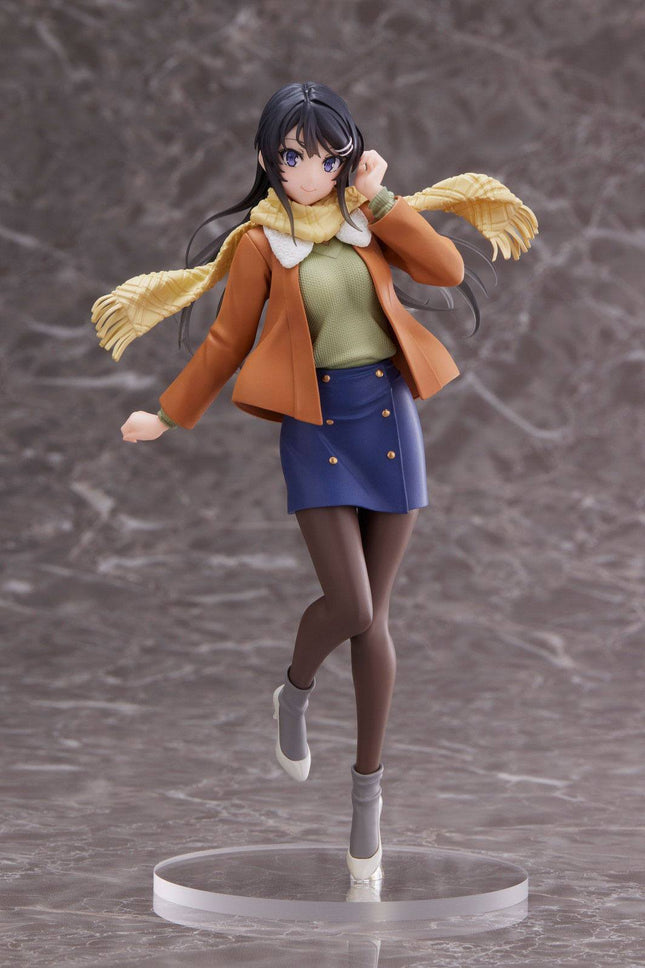 Rascal Does Not Dream of Bunny Girl Senpai - Mai Sakurajima - Winter Clothes Ver. Coreful Figure (Taito) — product image 1
