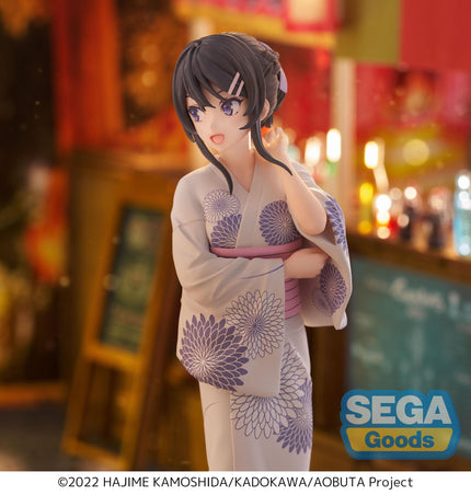 Rascal Does Not Dream of Bunny Girl Senpai - Mai Sakurajima - Yukata Luminasta Figure (SEGA) — product image 8