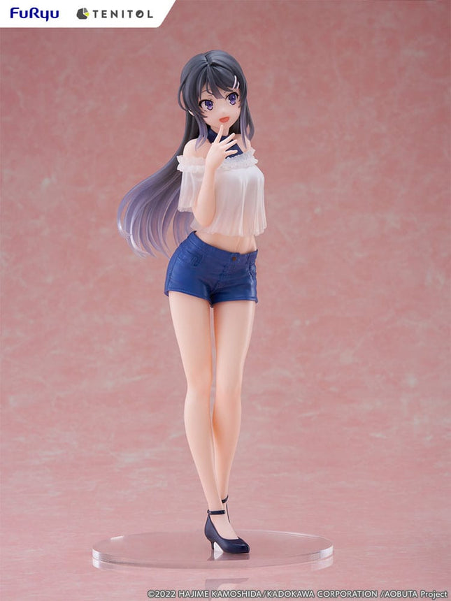 Rascal Does Not Dream of Bunny Girl Senpai - Mai Sakurajima - Tenitol Tall Figure (Furyu) — product image 1