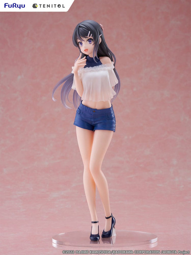Rascal Does Not Dream of Bunny Girl Senpai - Mai Sakurajima - Tenitol Tall Figure (Furyu) — product image 2