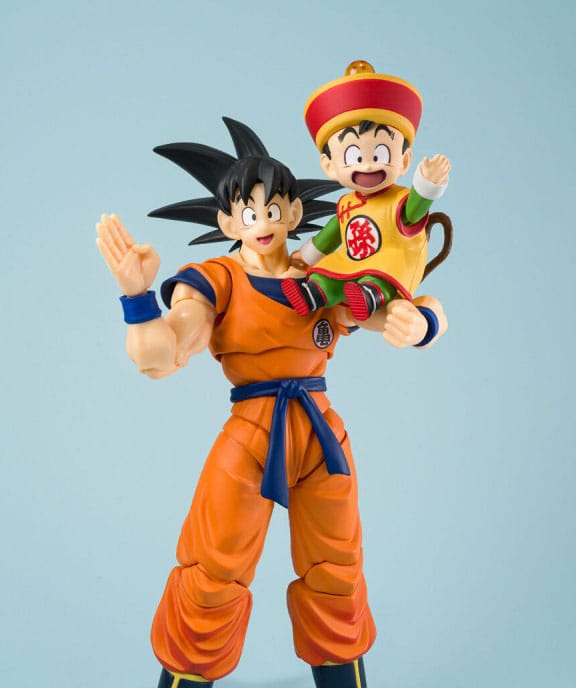 Dragon Ball Z - Son Goku & Son Gohan - Kid & Kintoun S.H.Figuarts Figure (Bandai Spirits) — product image 1