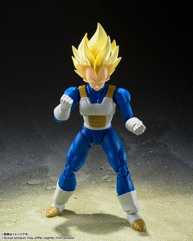 Dragon Ball Z - Super Saiyan Vegeta - Awakened Super Saiyan Blood S.H.Figuarts Figure (Bandai Spirits) (re-run) — product image 1